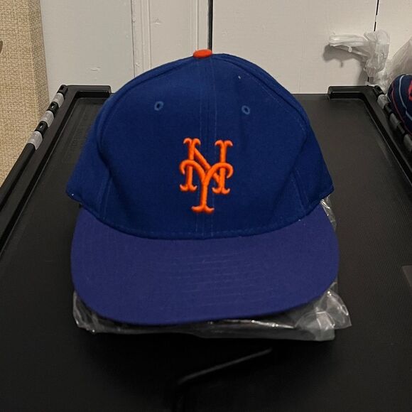 VTG New York Mets Wool Cap New Era 6 7/8 - Picture 1 of 8